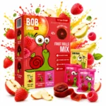 Cukierki Bez Cukru Bob Snail Rollsy Owocowe MIX 42 szt 420g