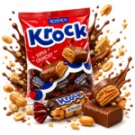 Cukierki KROCK z karmelem i orzechami 1kg